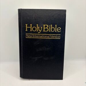 Holy Bible New International Version NIV‎ Black Hardcover Book Religious